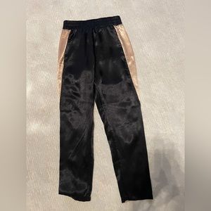 Koral satin joggers